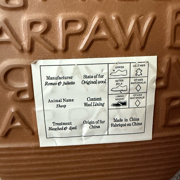 NWT BearPaw Gold Metallic Booties - Picture 2 of 9